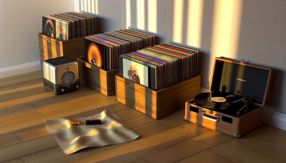 properly store vinyl records